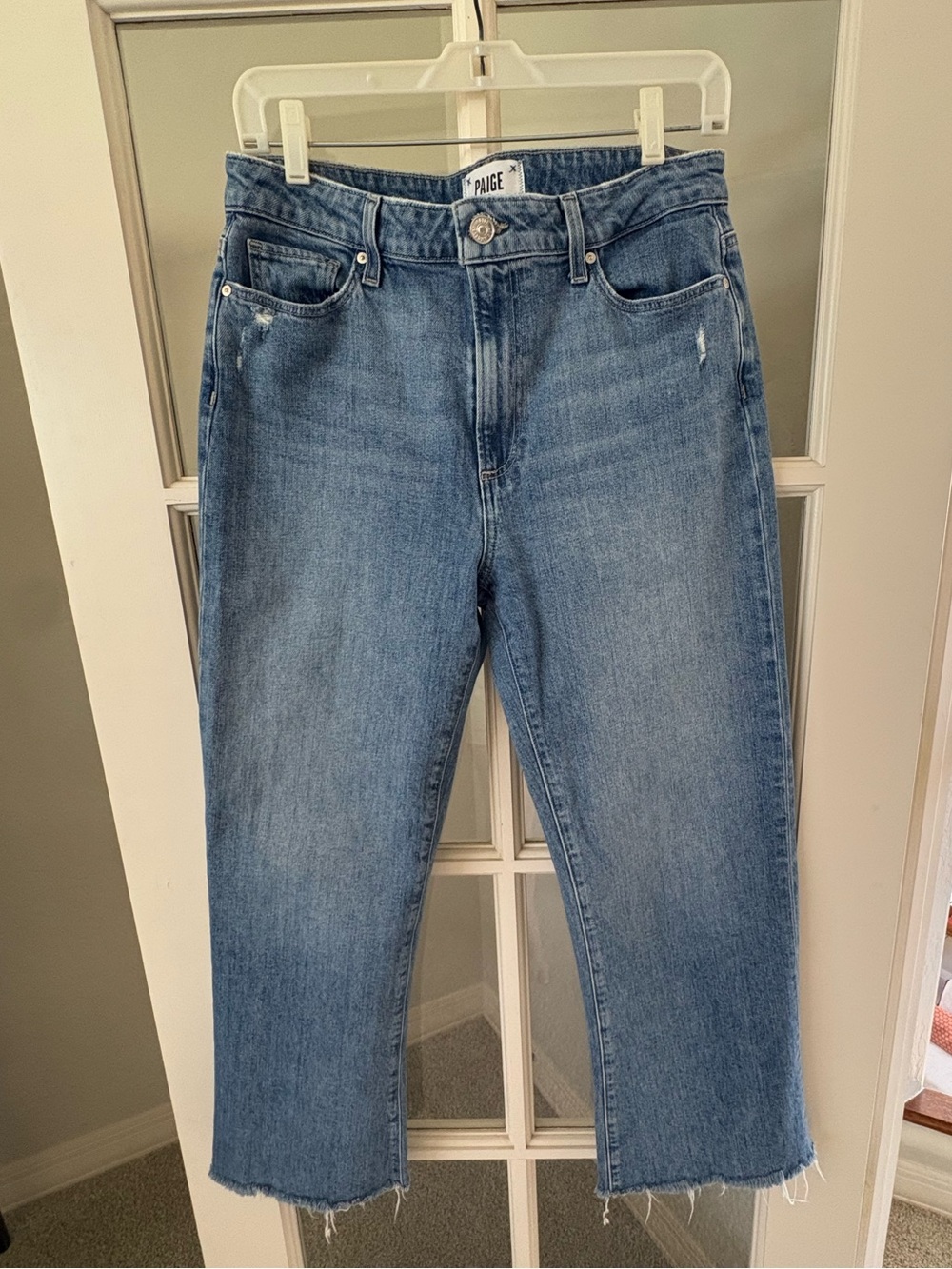 PAIGE Denim Leenah Ankle Jean in Medium Wash